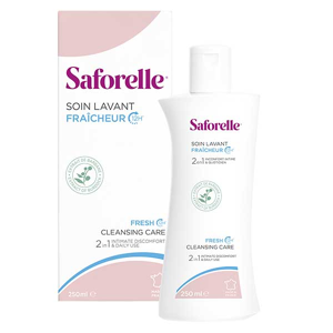 Saforelle Soin & Hygiène Soin Lavant Fraicheur 12h 250ml - Publicité