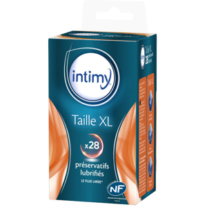 Intimy Taille XL 28 préservatifs - Publicité