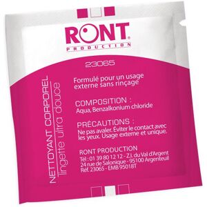 RONT Lingettes individuelles hygiène intime - Publicité