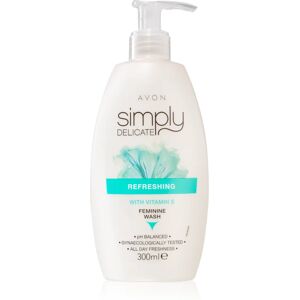 Avon Simply Delicate Refreshing gel rafraîchissant toilette intime 300 ml