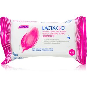 Lactacyd Sensitive lingettes hygiène intime 15 pcs - Publicité