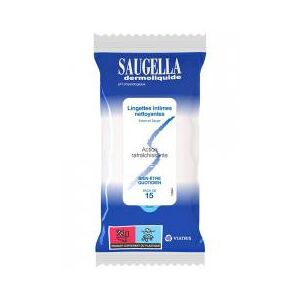 Saugella Dermoliquide Lingettes Intimes 15 Lingettes - Paquet 15 lingettes