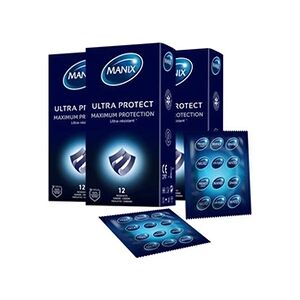 Manix Pack de 3 - - ULTRA PROTECT 12 - Publicité