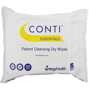 Vernacare Conti Essentials – Lot de 100 lingettes sèches nettoyantes médicales pour patients et soins de santé 24 x 22 cm - Publicité