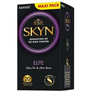 Manix skin elite 20 préservatifs - Publicité