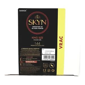 Manix Préservatifs Skyn Préservatifs King Size Sans Latex 144uts - Publicité