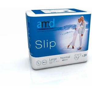 Slip Brève Incontinence Bleu Normal L 20uts