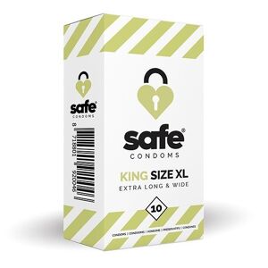 SAFE Préservatifs King Size XL (10 pièces)