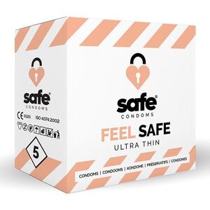 SAFE Préservatifs Ultra Mince (5 pièces)