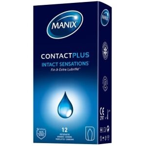 Manix Préservatifs Contact Plus Boîte de 12 - Publicité