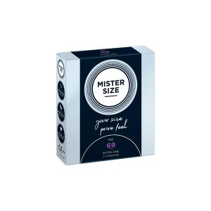 Mister Size Préservatifs Pure Feel 69 Boîte de 3 - Publicité