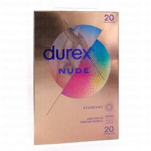 DUREX Nude Sans Latex - Sensation Peau Contre Peau 20 préservatifs - Publicité