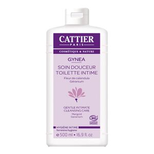 Soin Douceur Toilette Intime Gynéa Cattier 500ml - Publicité