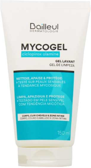 Bailleul Biorga Mycogel Cyclopirox Olamine Gel Lavant 150ml