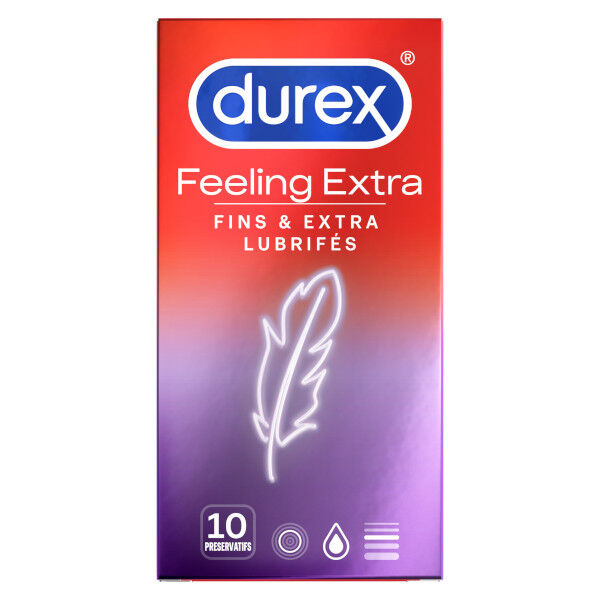 Durex Feeling Extra 10 préservatifs