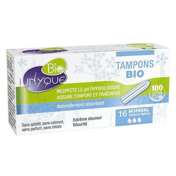 Sebamed Unyque Tampon Digital 100% Coton Normal Bio 16 unités