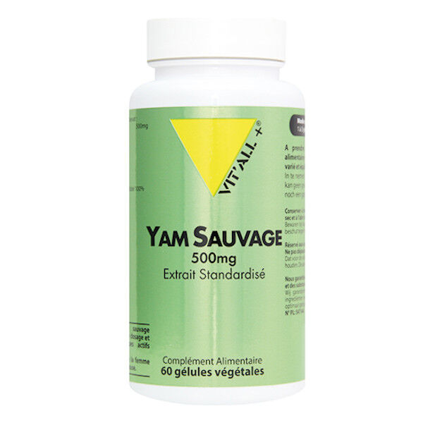 Vit'all+ Yam Sauvage 500mg 60 gélules végétales