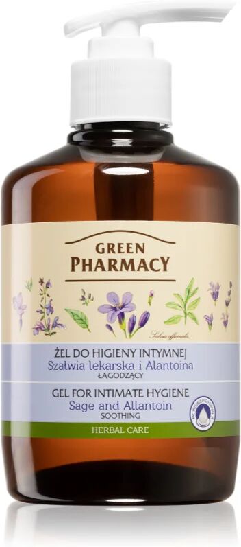 Green Pharmacy Body Care Sage & Allantoin gel apaisant toilette intime 370 ml