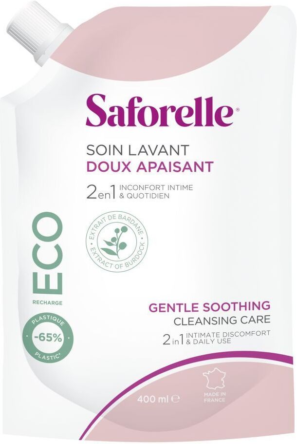 Saforelle® Soin lavant doux Eco Recharge ml savon liquide