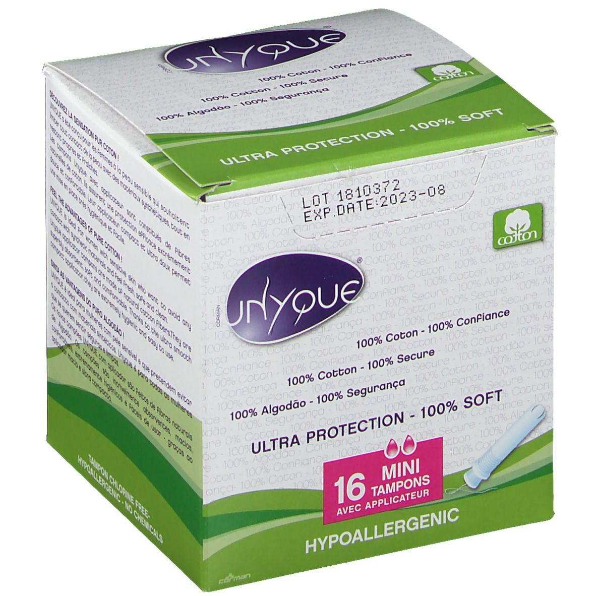 UNYQUE® Ultra Protection Mini Tampons avec Applicateur pc(s) tampon(s)