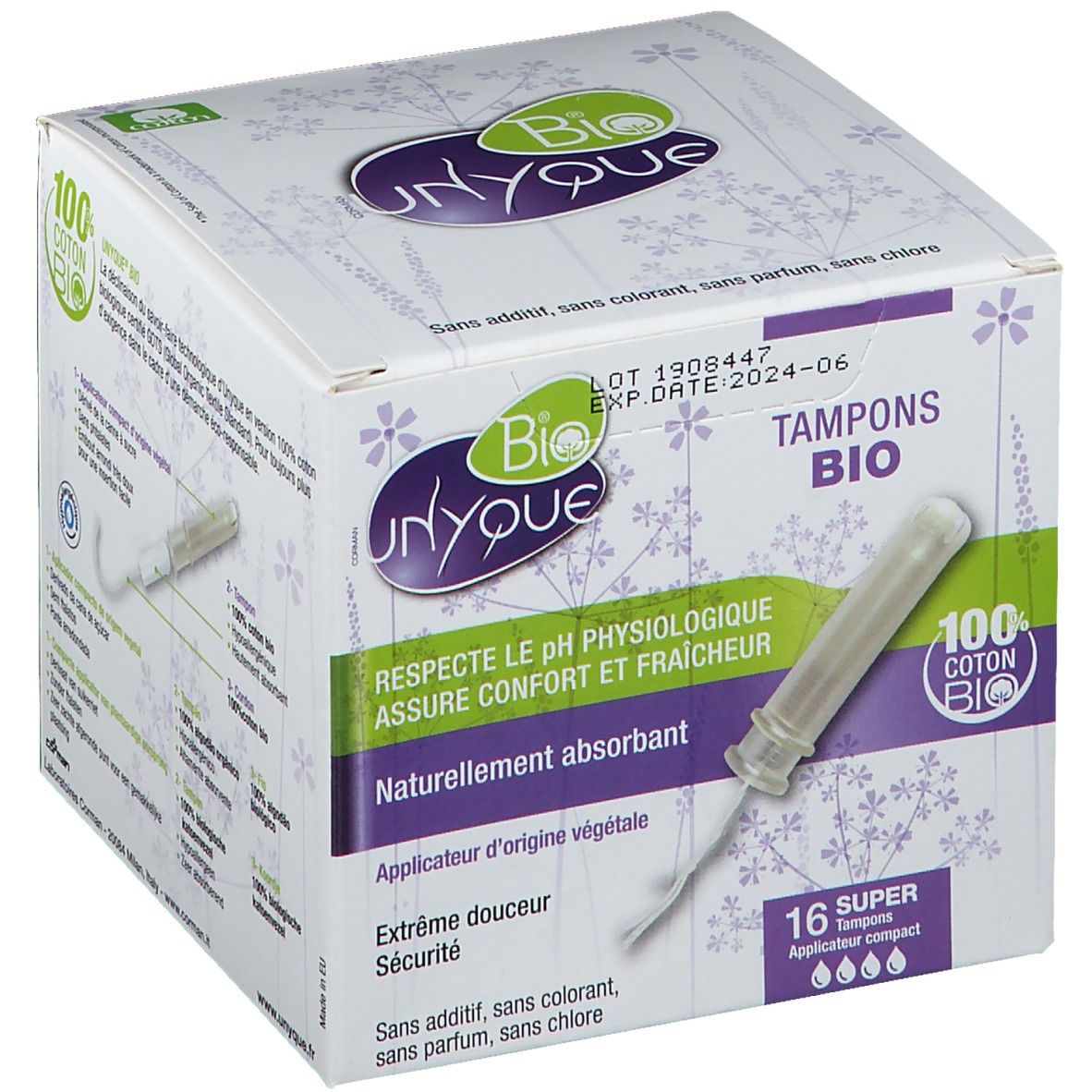 Unyque® BIO UNYQUE® Ultra Protection Tampons Bio avec Applicateur pc(s) tampon(s)