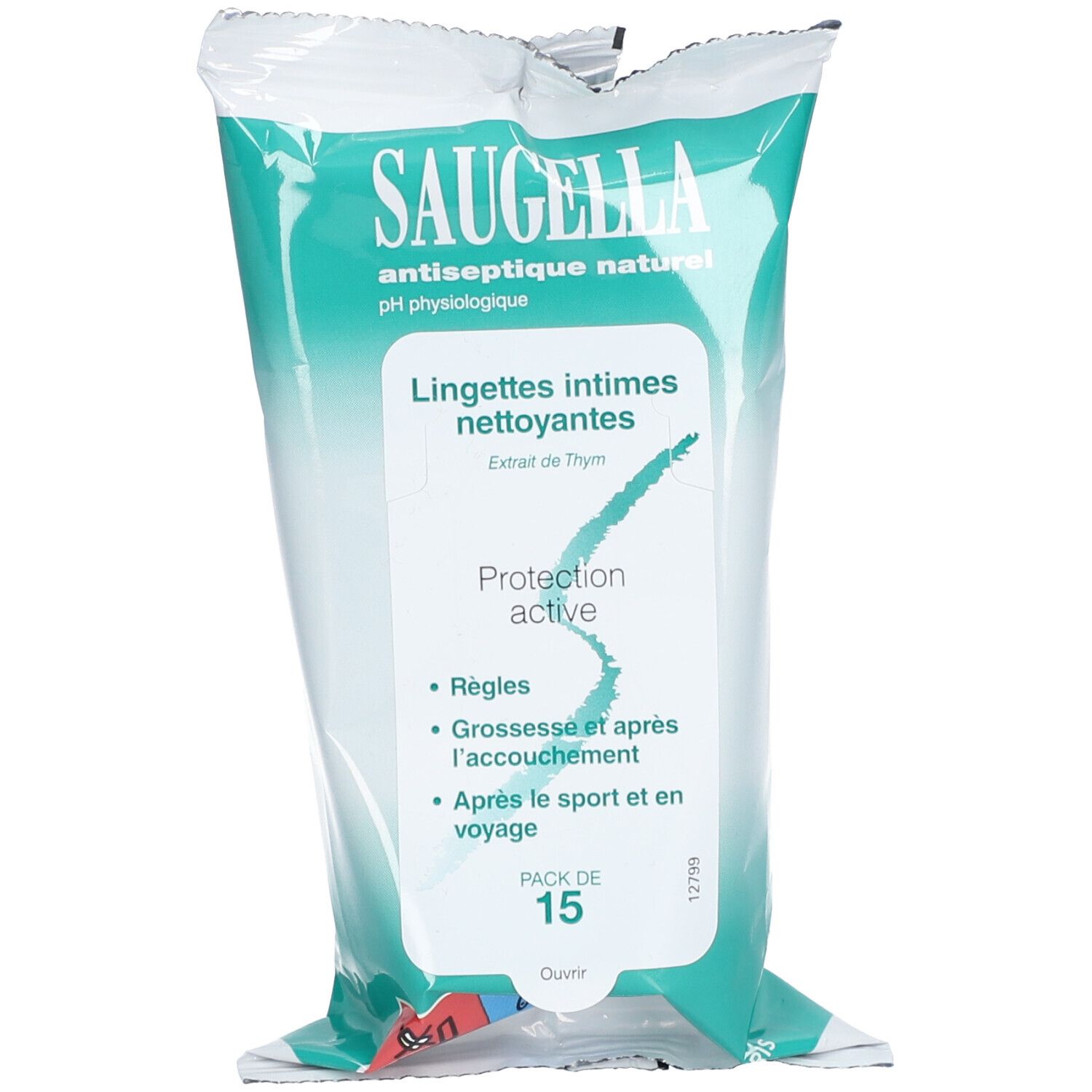 Saugella antiseptique hygiène intime pc(s) lingette(s)
