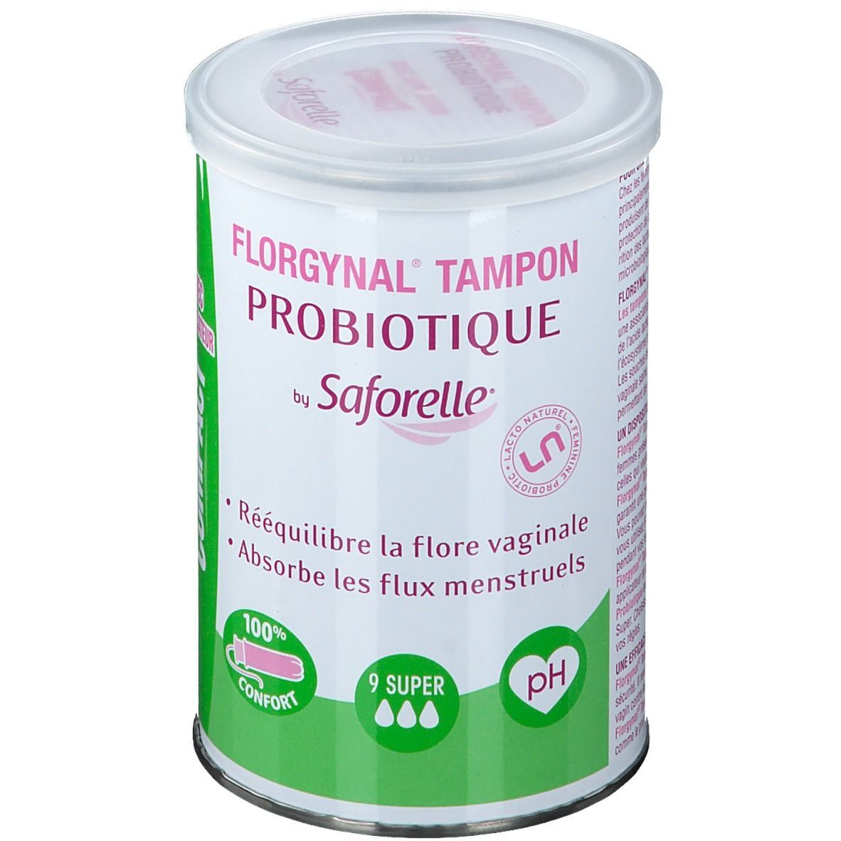Saforelle® Florgynal Tampon Probiotique 9 Super Compact pc(s) tampon(s)
