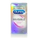 Durex Préservatifs Invisible Extra Lubrifié Boîte de 10