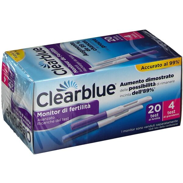 procter & gamble srl clearblue fertilita' stick 20 + 4