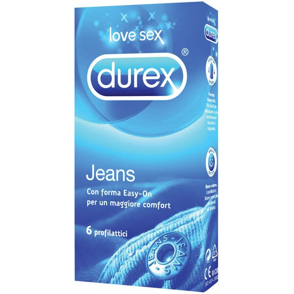 reckitt benckiser h.(it.) spa durex jeans easy-on 6 profilattici