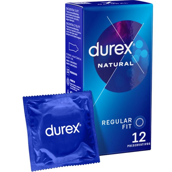 durex condoms durex - natural plus 12 unità