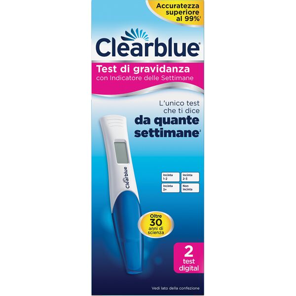 clearblue test di gravidanza con indicatore delle settimane 2 test