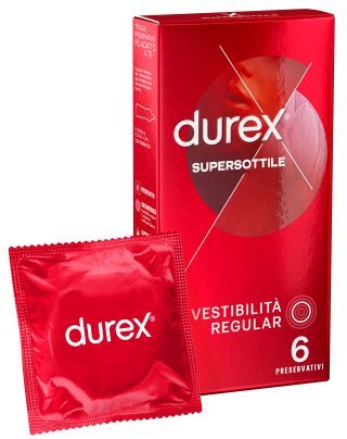 Profilattici Durex Supersottile Regular 6 pz