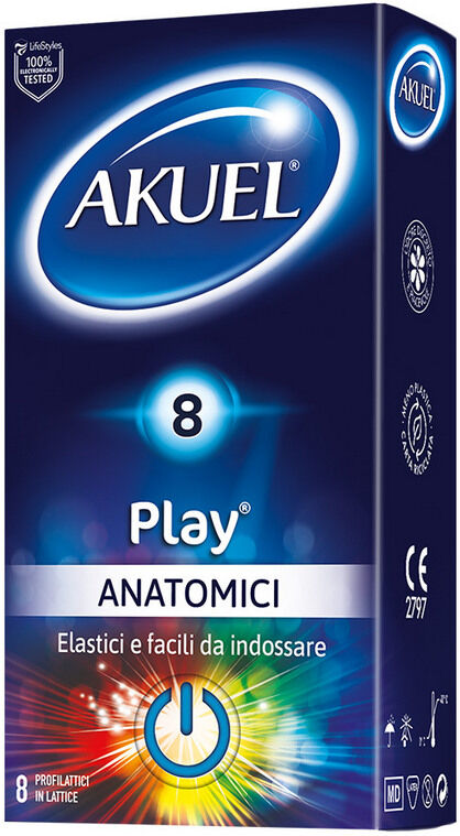 Nova Argentia Play® Anatomici Akuel® 8 Profilattici