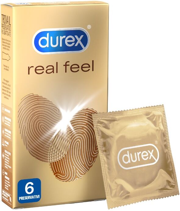 Durex Real Feel Profilattici Sottili 6 Pezzi