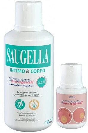 SAUGELLA Detergente Intimo & Corpo 500 Ml + 100 Ml Omaggio Diverse Ma Uguali