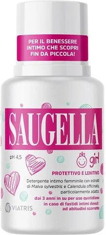 SAUGELLA Girl Detergente Intimo Protettivo E Lenitivo 100 Ml