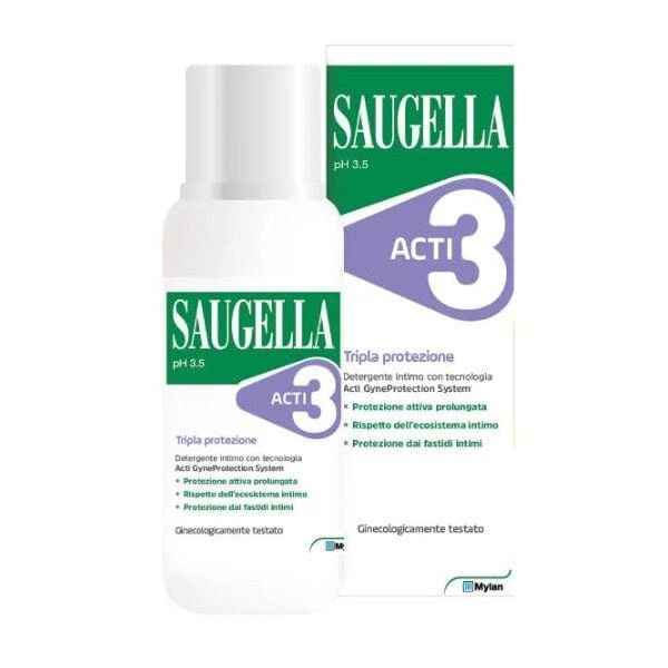 SAUGELLA Acti3 Detergente Intimo 250 Ml