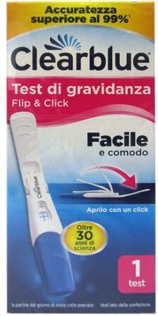 Procter &amp; gamble srl PROCTER & GAMBLE CLEARBLUE TEST GRAVIDANZA FLIP & CLICK 1 TEST