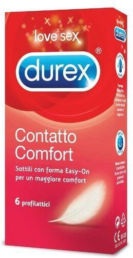 Reckitt benckiser h.(it.) spa RECKITT BENCKISER DUREX PROFILATTICI CONTATTO COMFORT 6 PEZZI