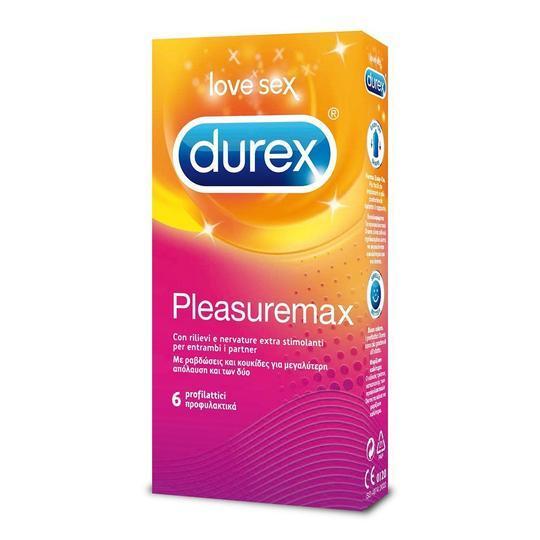 Reckitt benckiser h.(it.) spa RECKITT&BENCKISER DUREX PROFILATTICI STIMOLANTI PLEASUREMAX EASYON 6 PEZZI