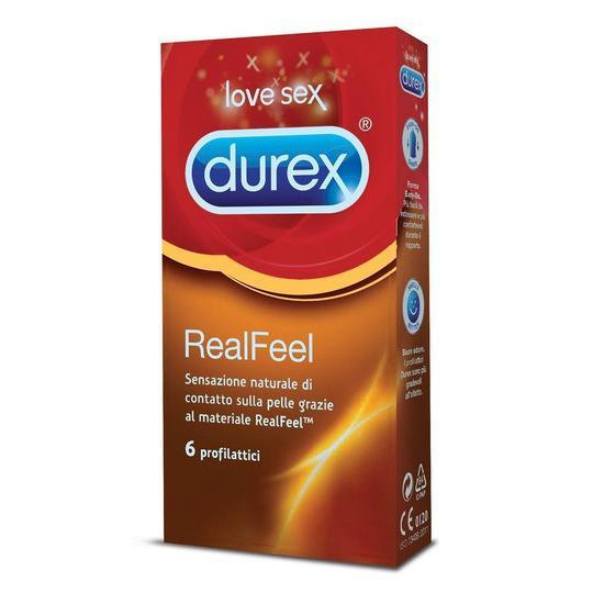 Reckitt benckiser h.(it.) spa RECKITT&BENCKISER DUREX PROFILATTICI REALFEEL SENSIBILITA E COMFORT 6 PEZZI