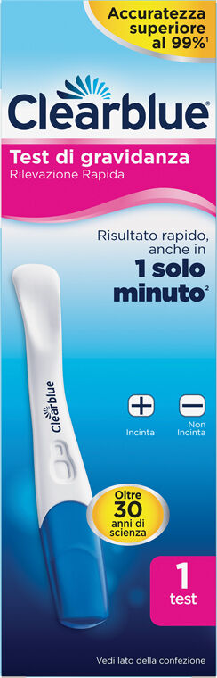 Procter & Gamble Srl Test Di Gravidanza Clearblue Pregn Visual Stick Cb6 1ct It Articolo 81131144