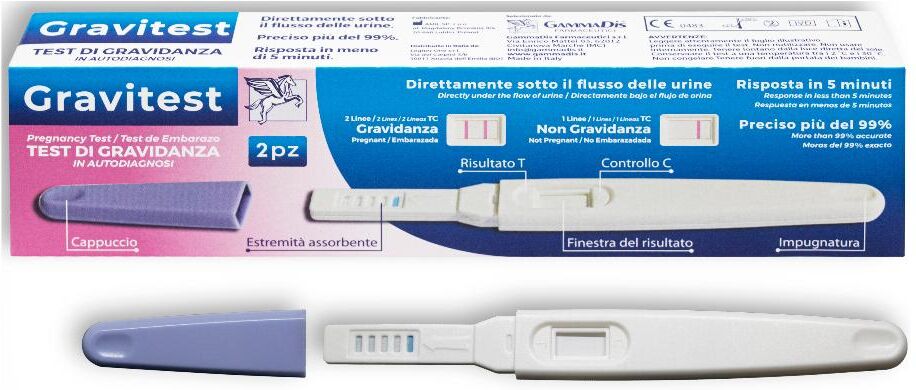 Gammadis Farmaceutici Srl Test Grav Plus Gammatest 2pz