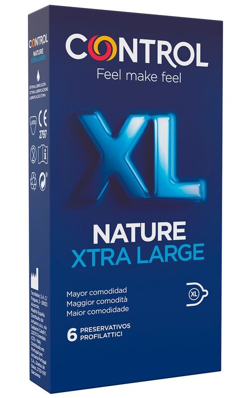 Control Nature XL Extra Large 6 pezzi