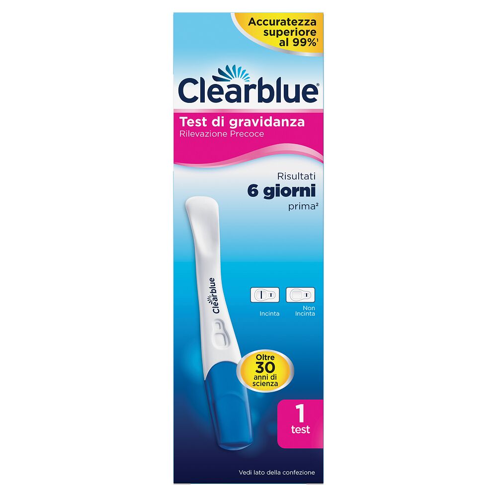 ClearBlue Test di Gravidanza Rilevazione Precoce 1 Test