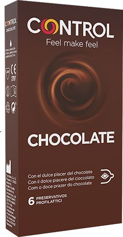 Control Chocolate Addiction Profilattici al Cioccolato 6 Pezzi