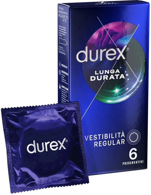 Durex Lunga Durata Preservativi Ritardanti 6 Pezzi