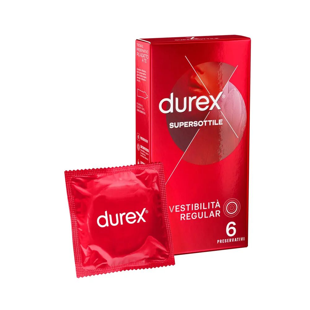 Durex Supersottile Profilattici 6 Pezzi