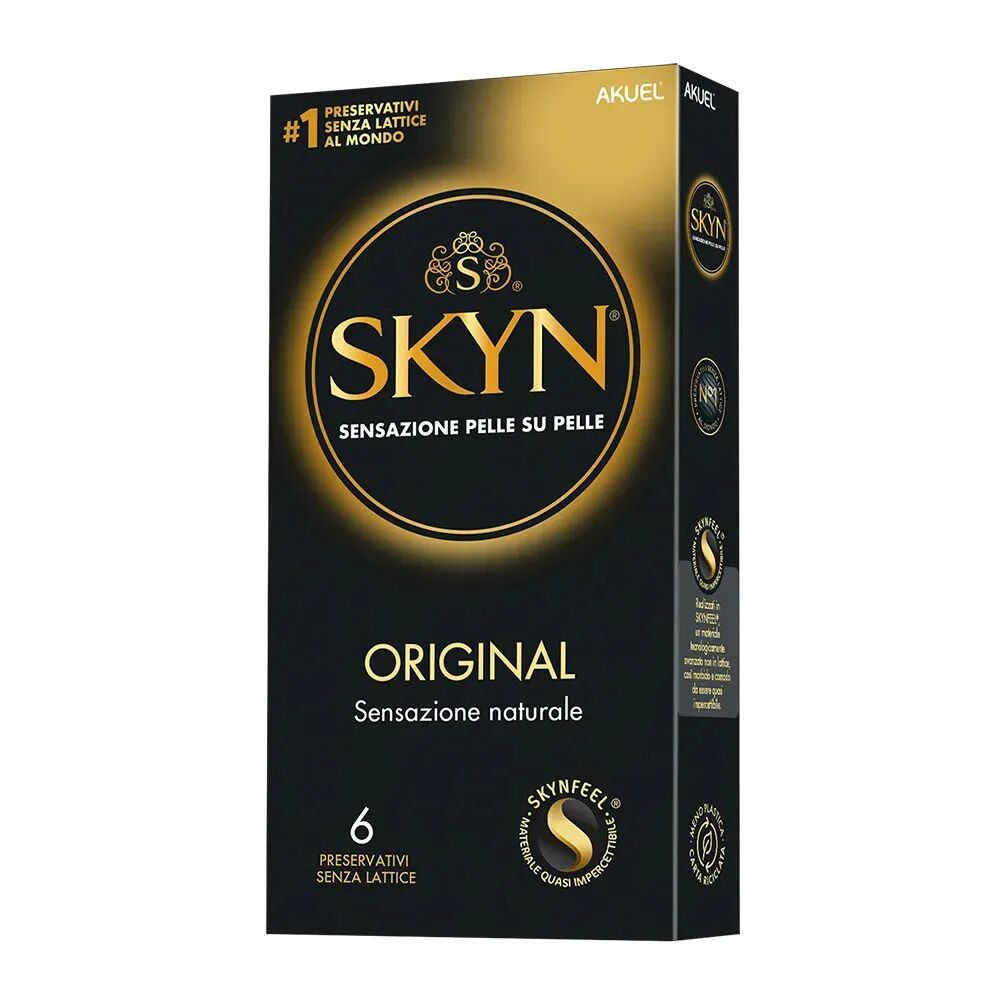 Skyn Akuel Original Preservativi Senza Lattice Sensazione Naturale 6 pezzi